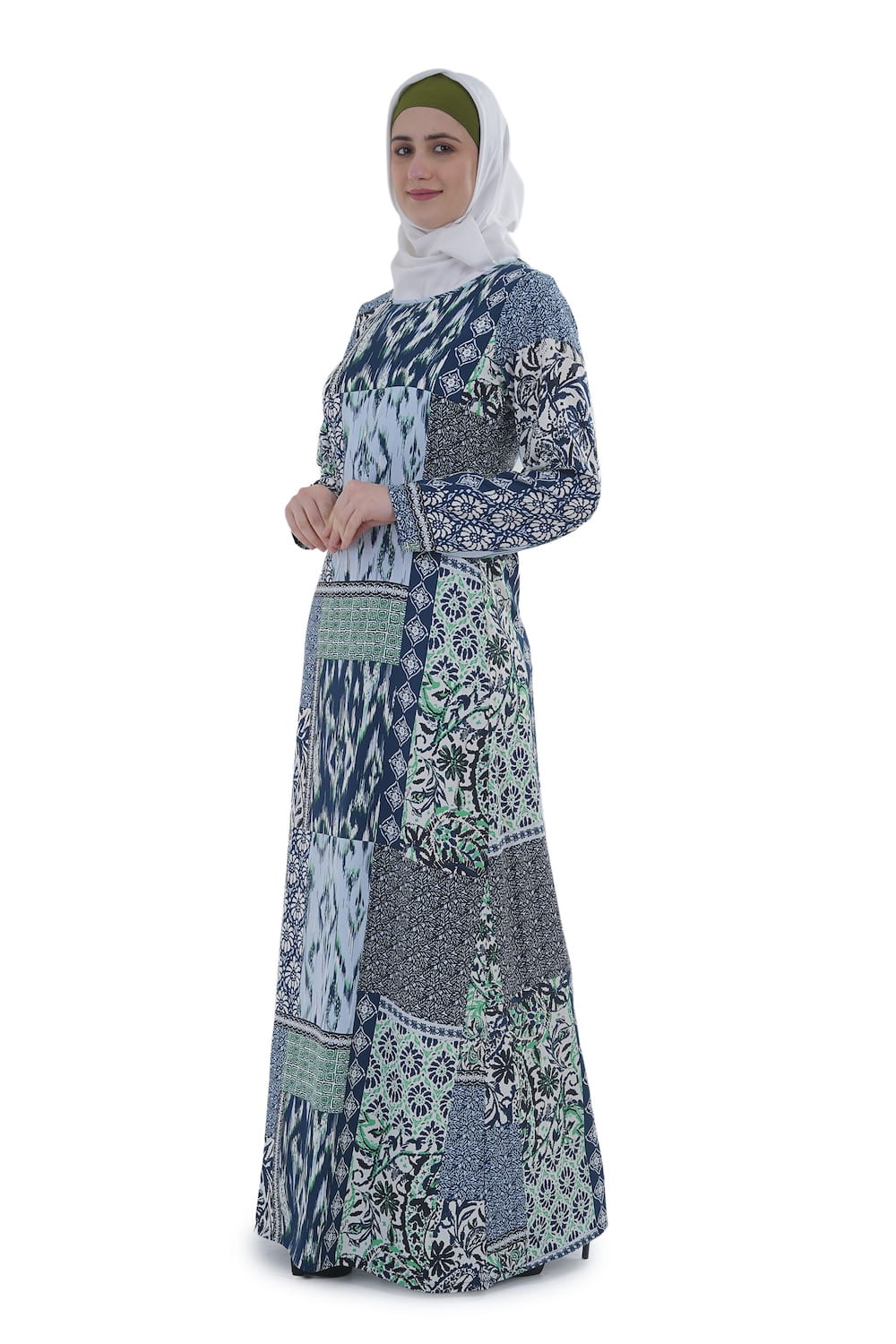 Printed Crepe Abaya AYP-639