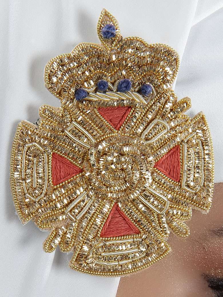 Crown Design Brooch Pin Cum Clip