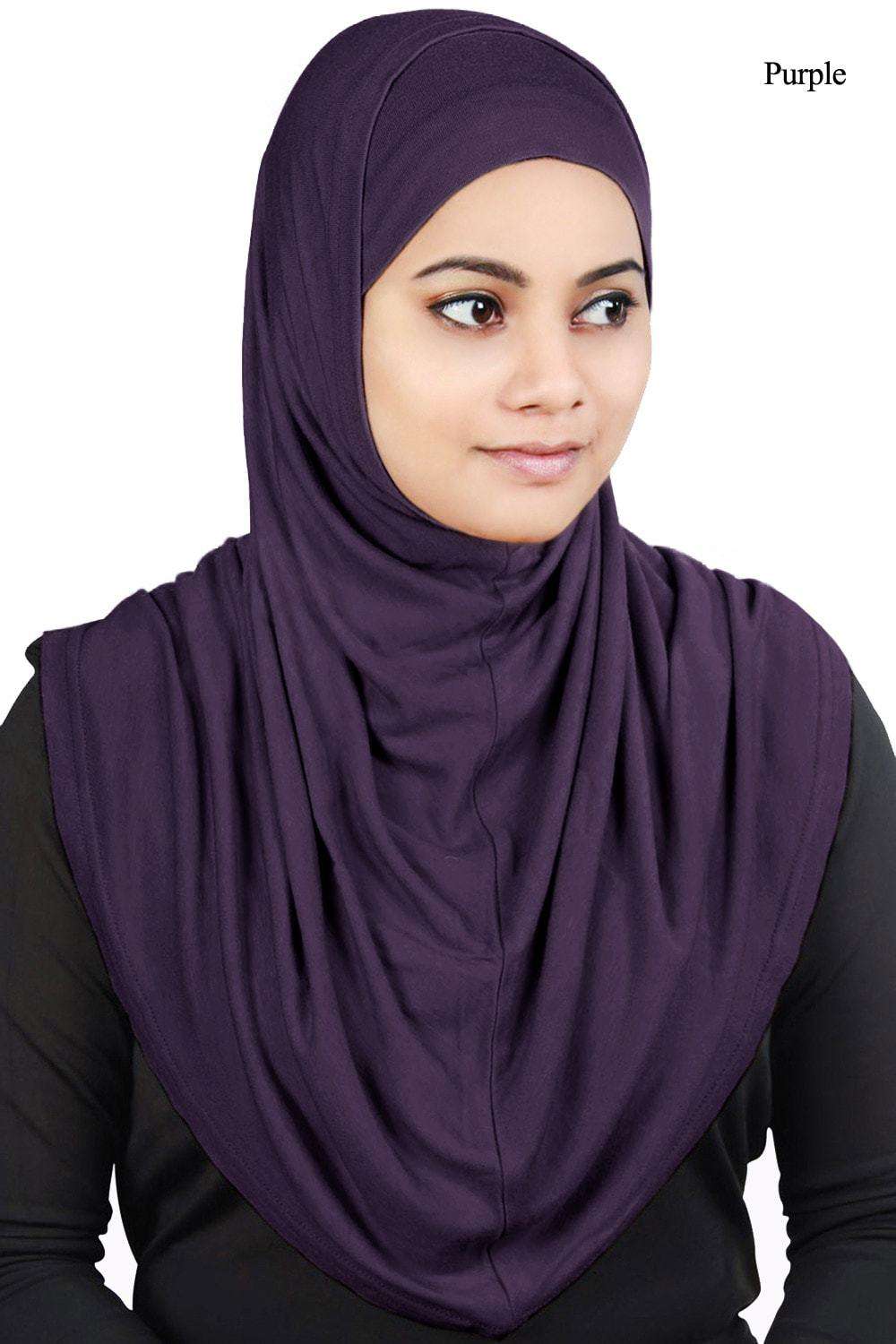 Two Piece Al-Amira Viscose Jersey Hijab