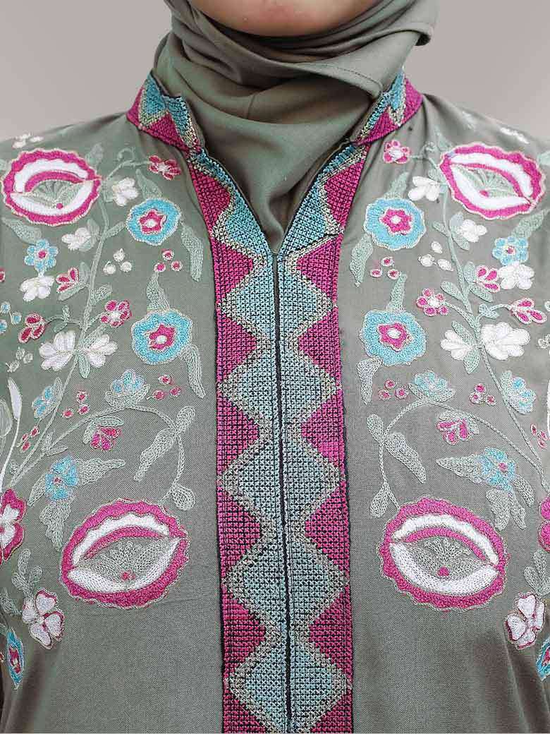 Bahiyyah Abaya Front Design