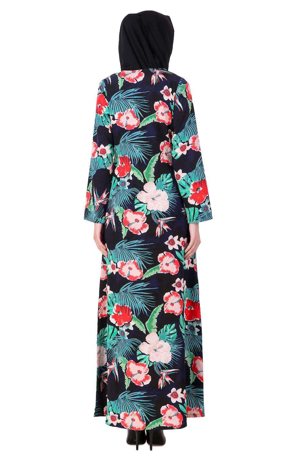 Printed Crepe Abaya AYP-101