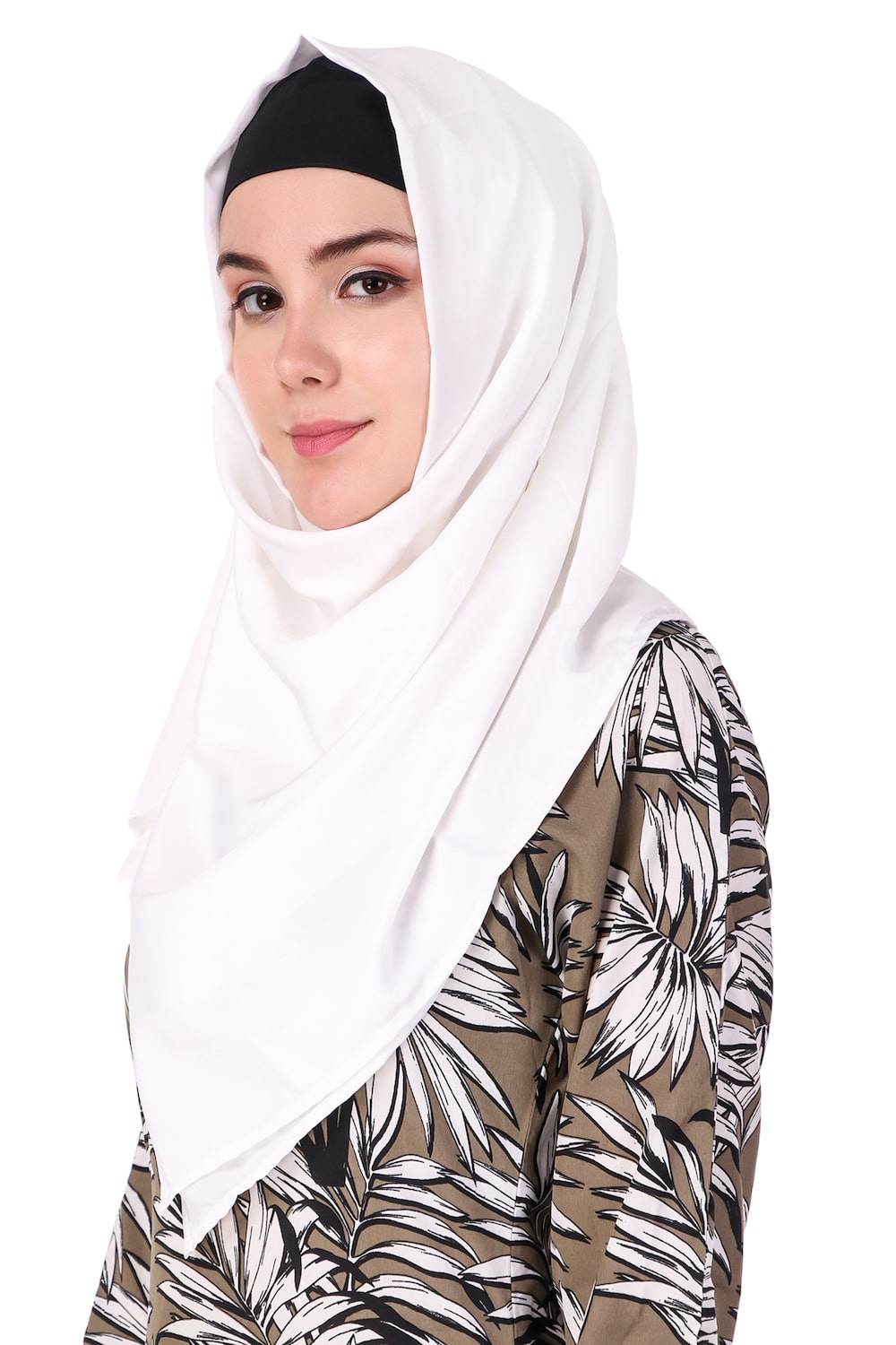 Printed Crepe Abaya AYP-106