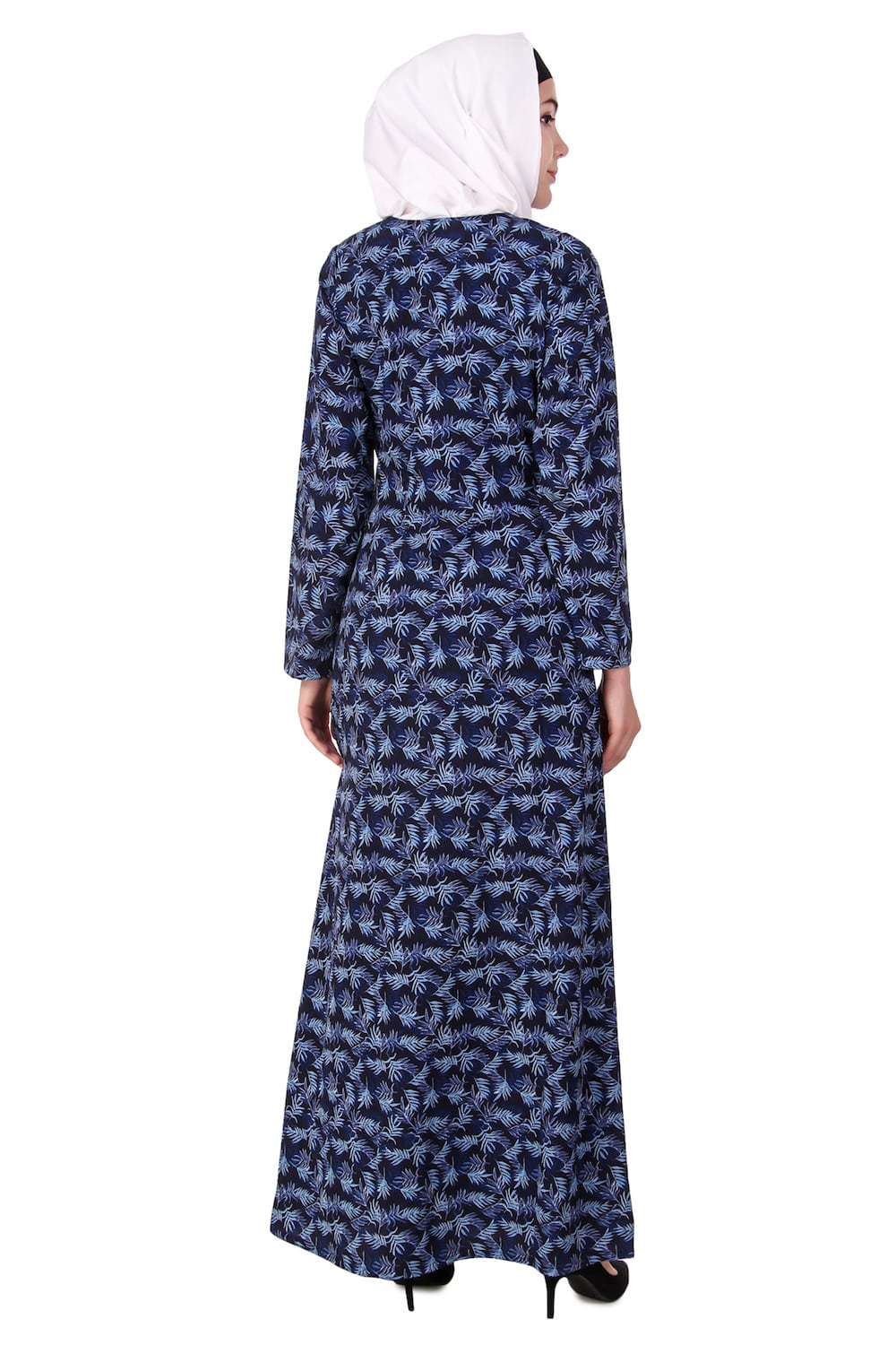 Printed Crepe Abaya AYP-107