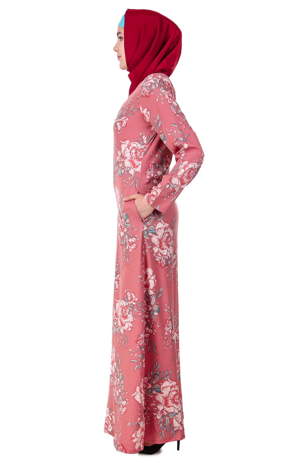 Printed Crepe Abaya AYP-109