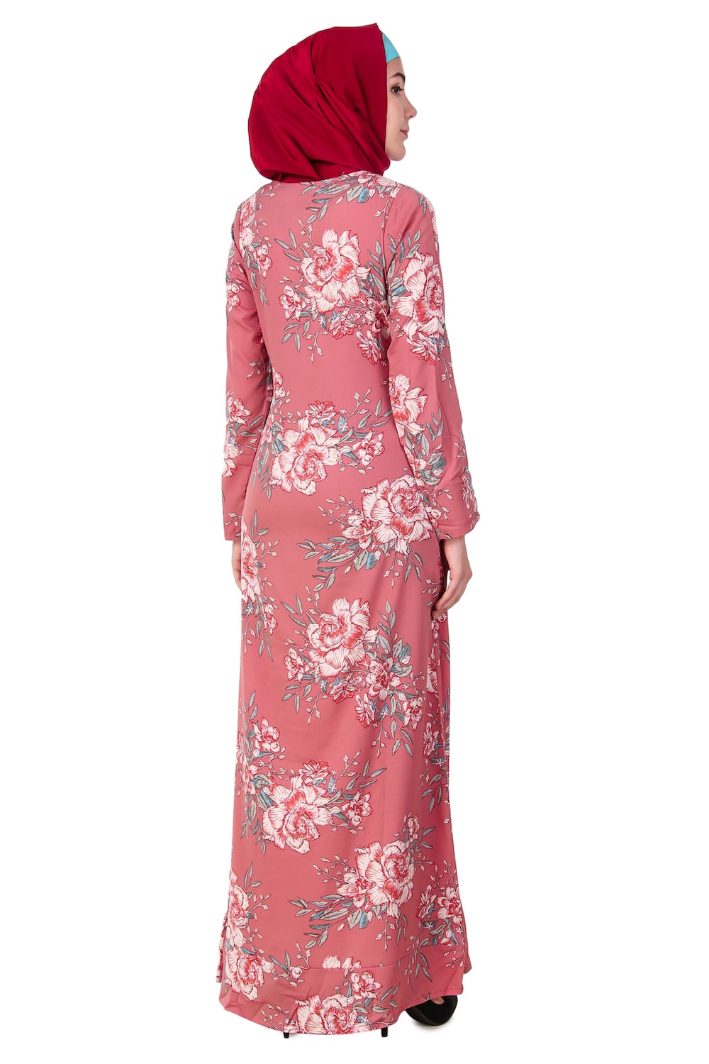 Printed Crepe Abaya AYP-109