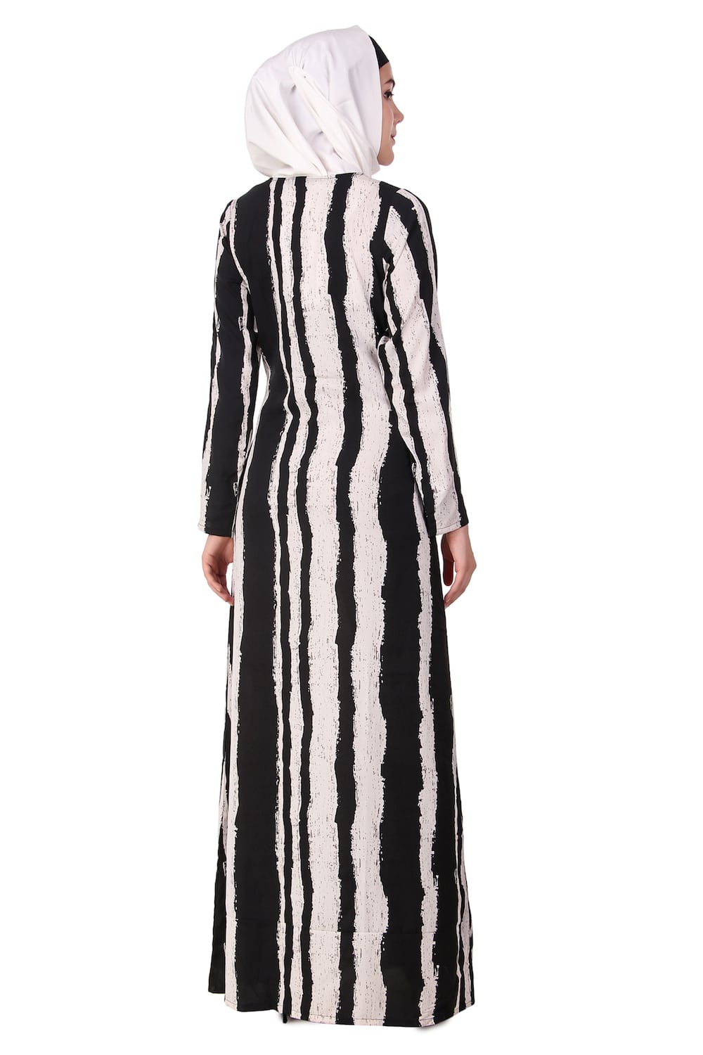 Printed Crepe Abaya AYP-111