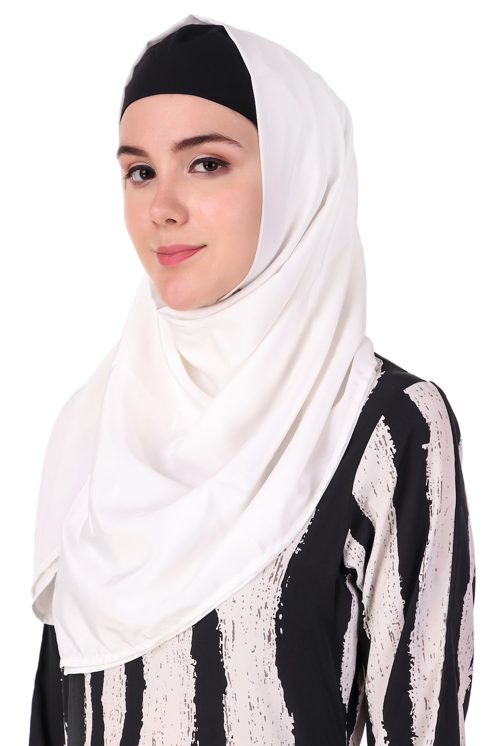 Printed Crepe Abaya AYP-111
