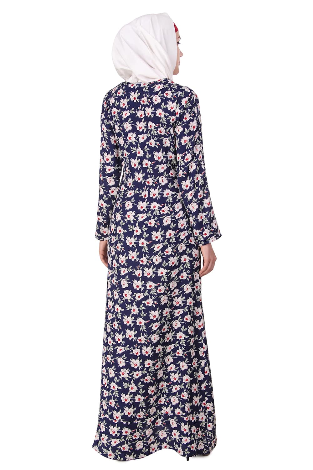 Printed Crepe Abaya AYP-112