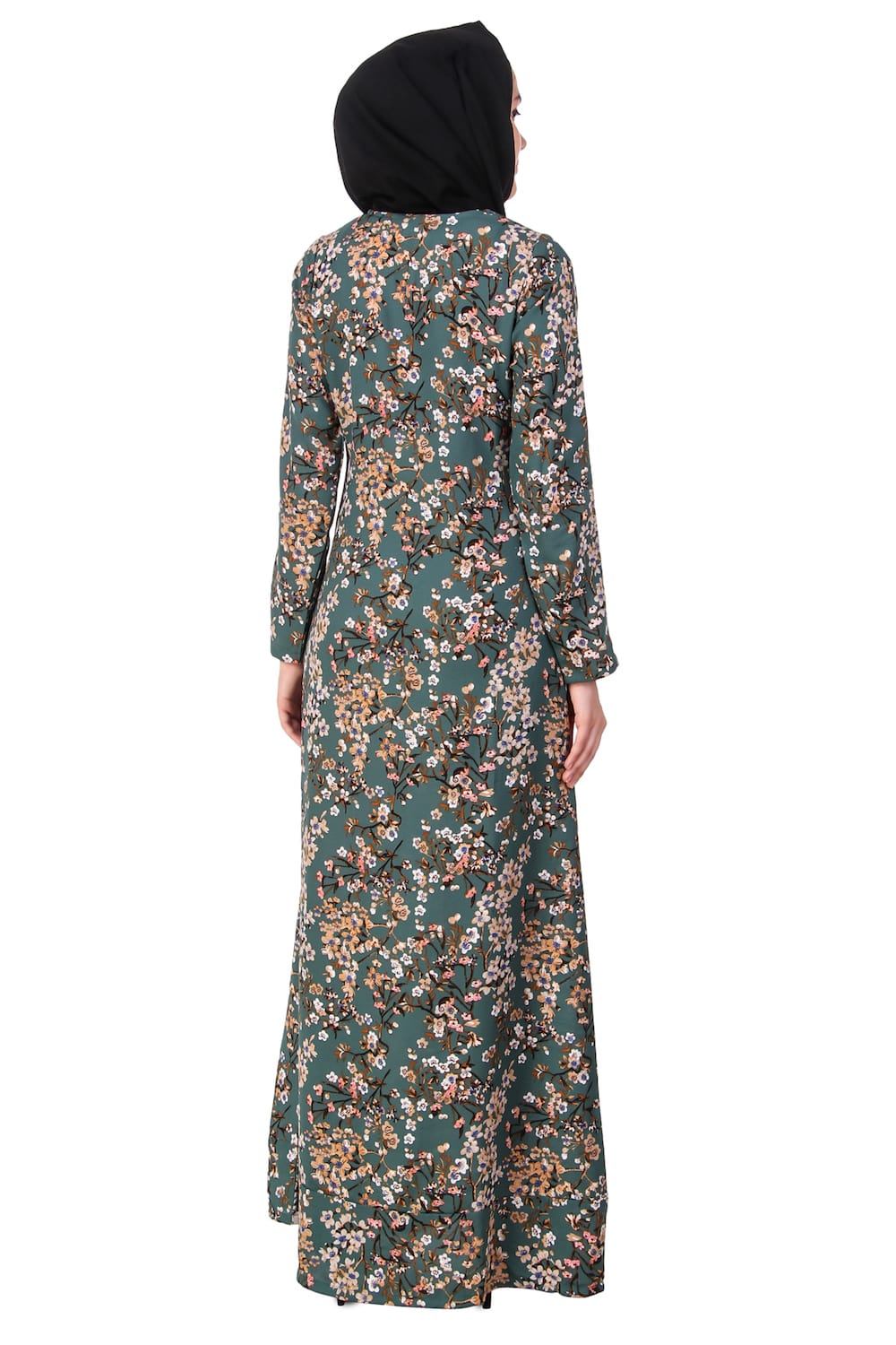 Printed Crepe Abaya AYP-116