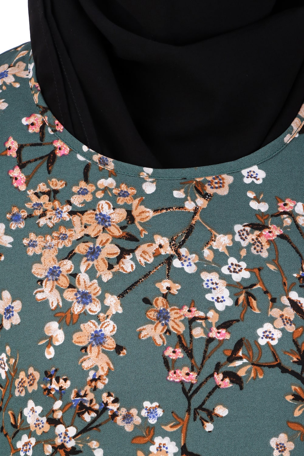 Printed Crepe Abaya AYP-116