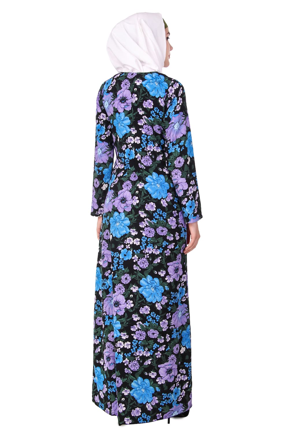 Printed Crepe Abaya AYP-118