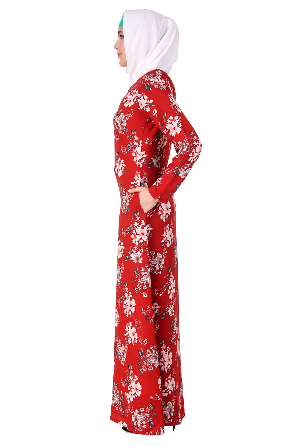 Printed Crepe Abaya AYP-119