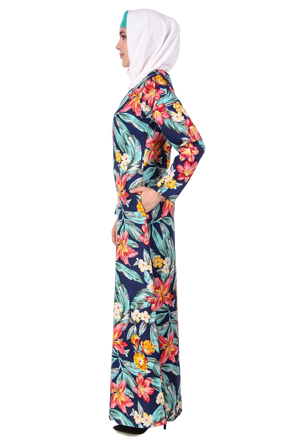 Printed Crepe Abaya AYP-120
