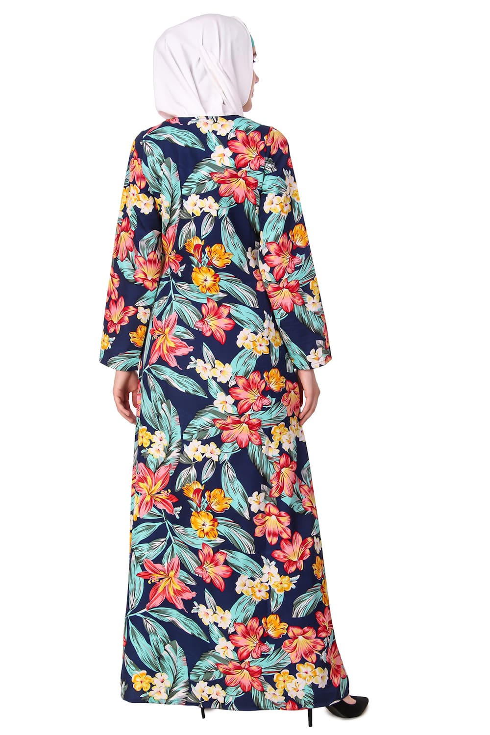 Printed Crepe Abaya AYP-120