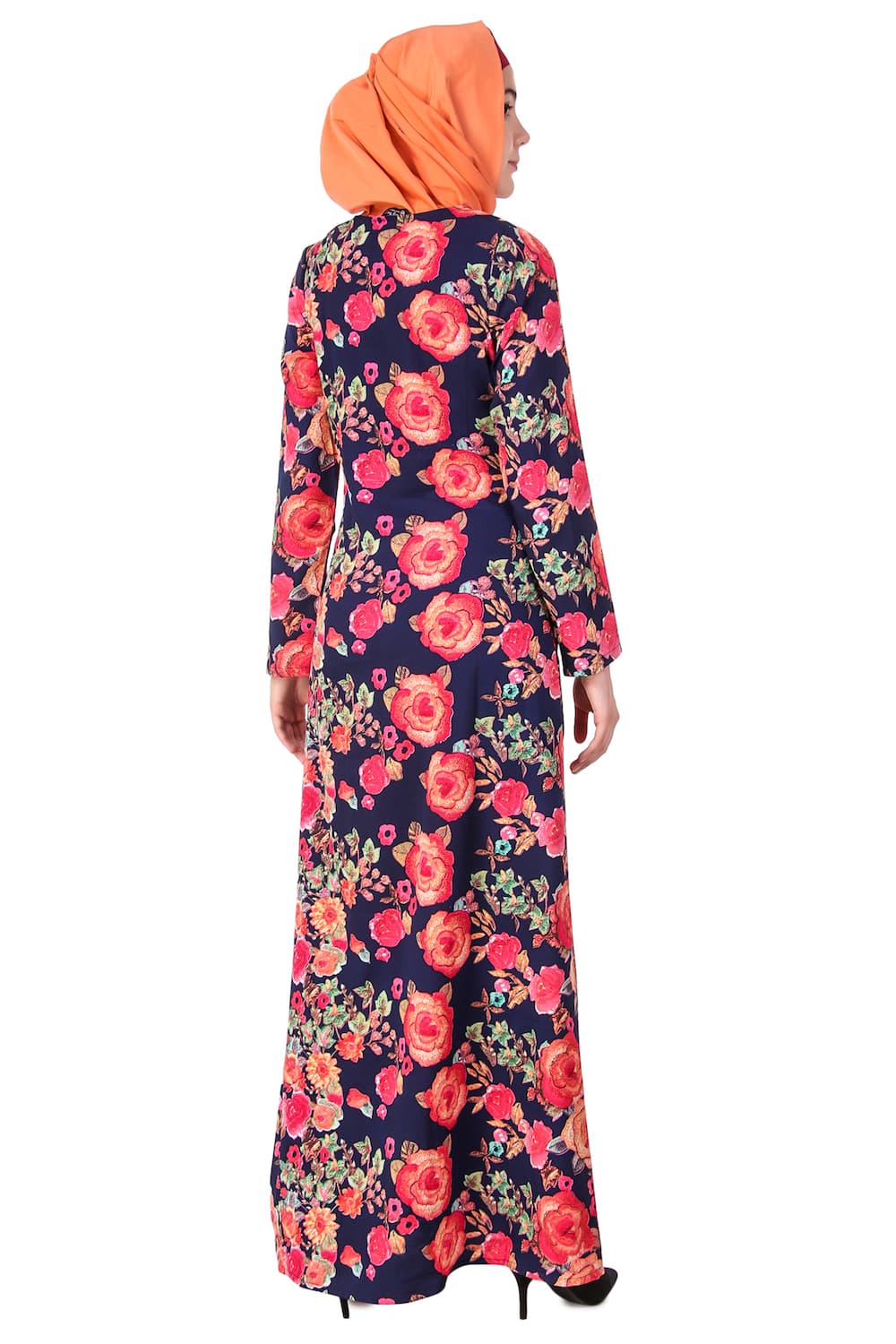 Printed Crepe Abaya AYP-133