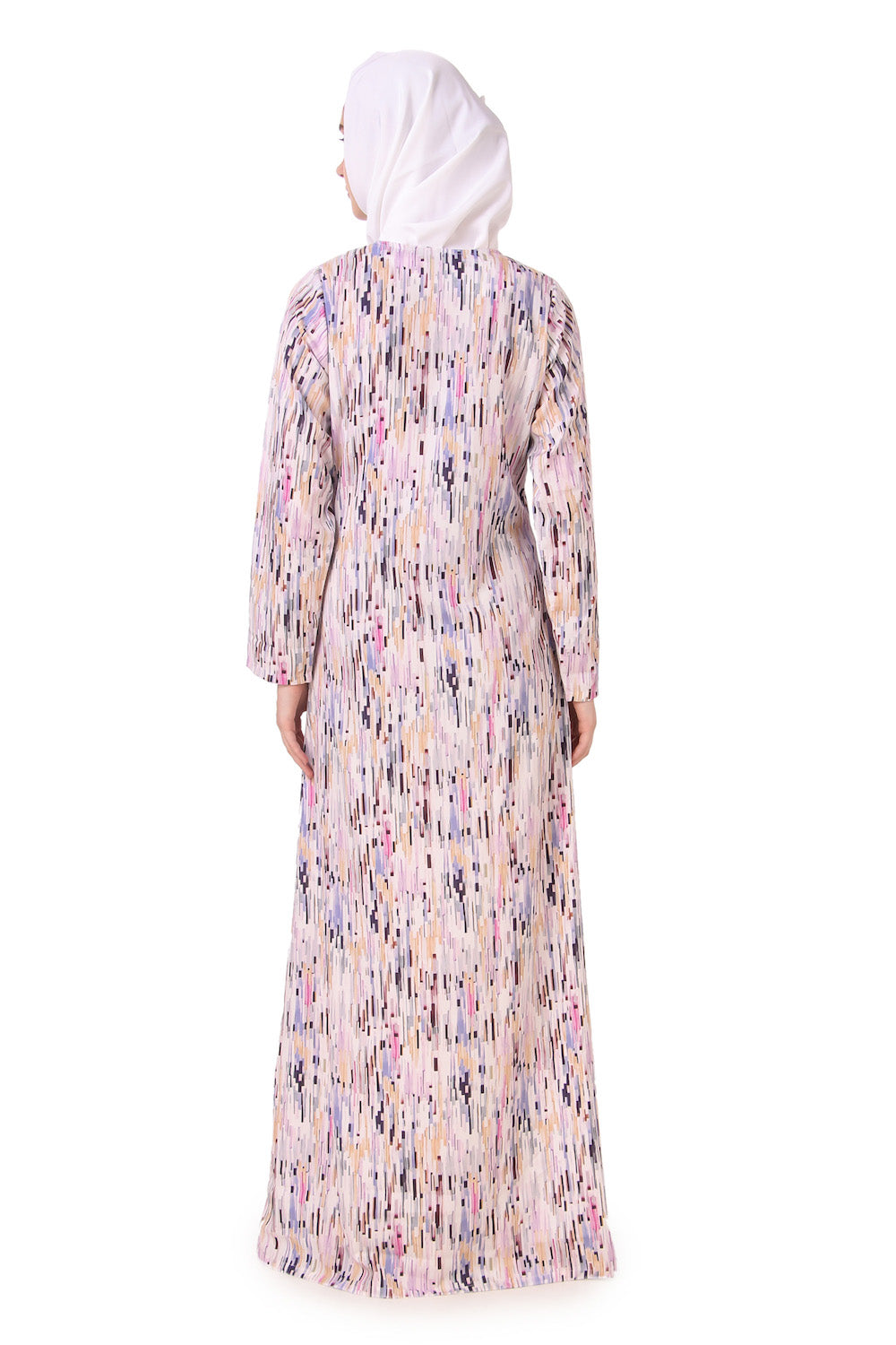 Printed Crepe Abaya AYP-158