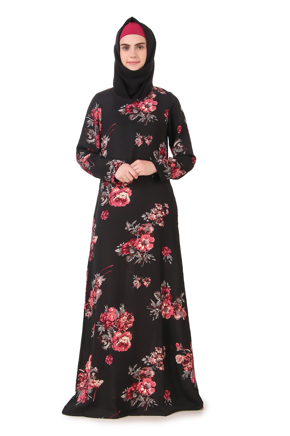 Printed Crepe Abaya AYP-161