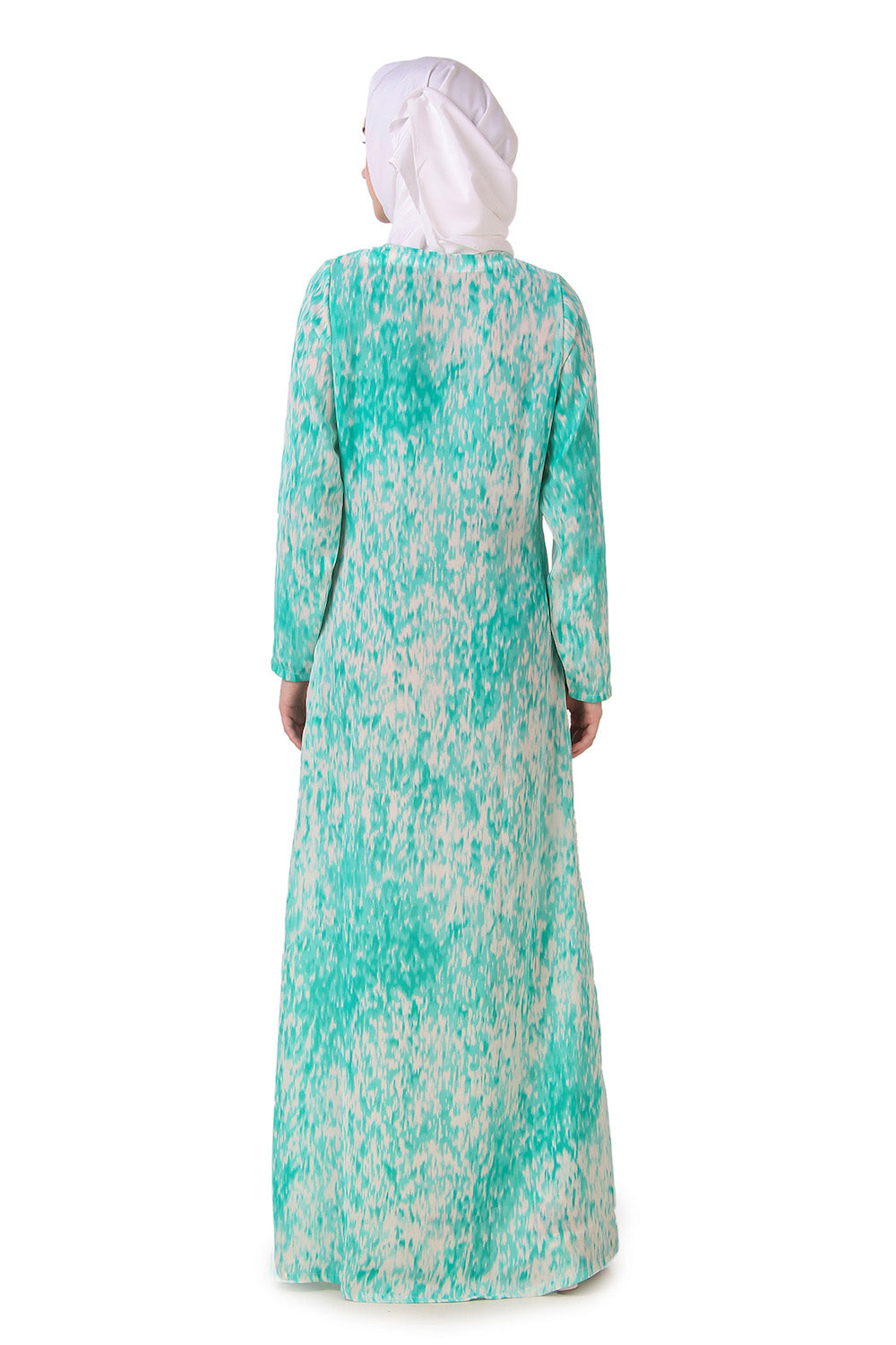 Printed Crepe Abaya AYP-163