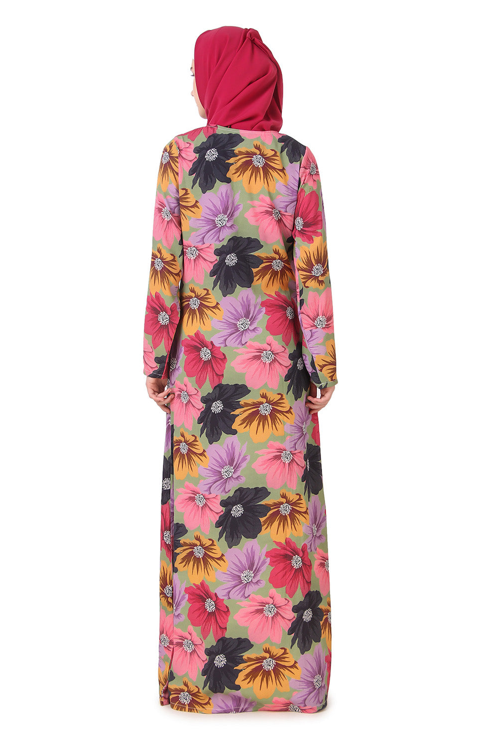 Printed Crepe Abaya AYP-168