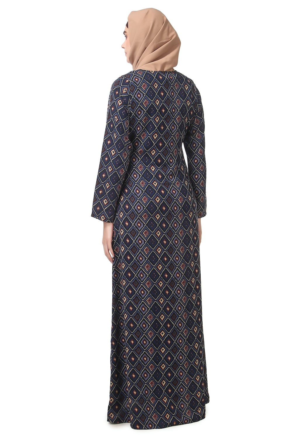 Printed Crepe Abaya AYP-182