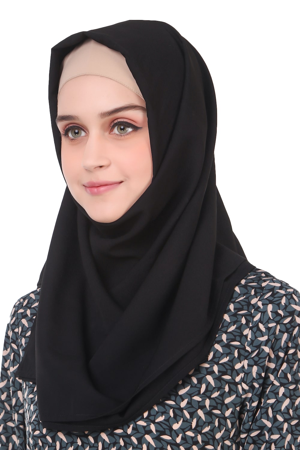 Printed Crepe Abaya AYP-196