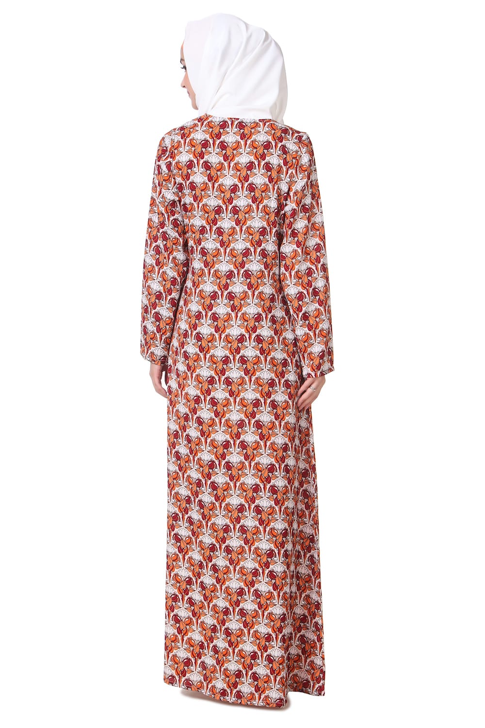 Printed Crepe Abaya AYP-202