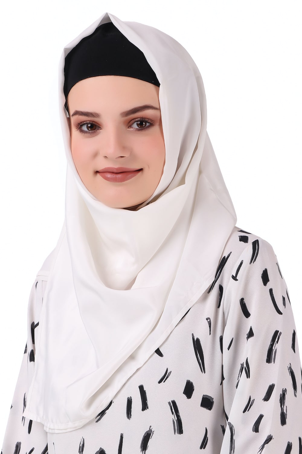 Printed Crepe Abaya AYP-222