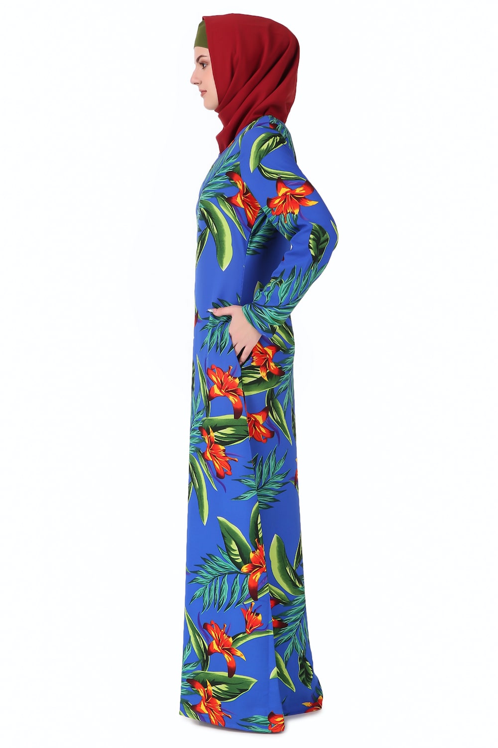 Printed Crepe Abaya AYP-230