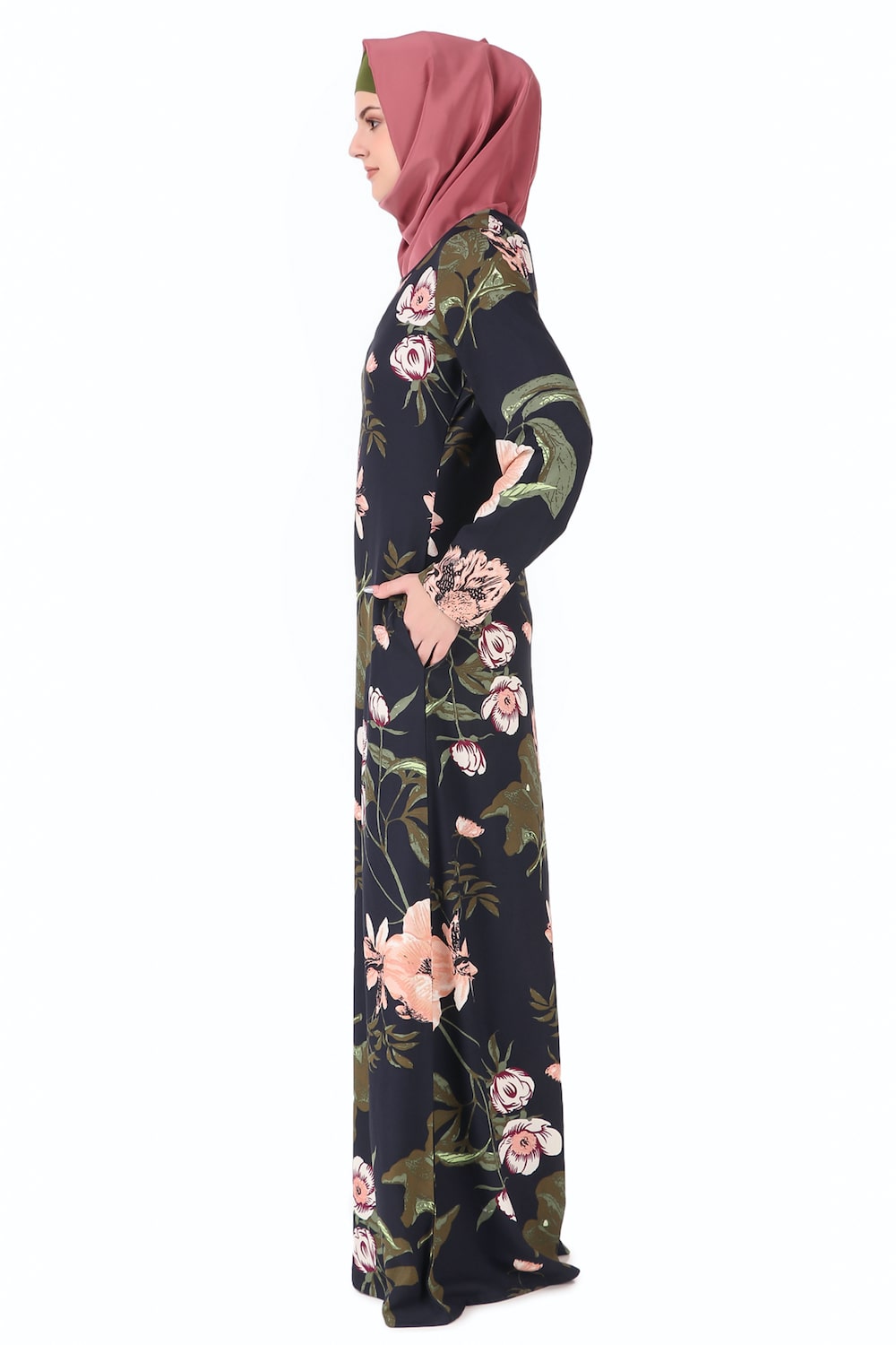 Printed Crepe Abaya AYP-231