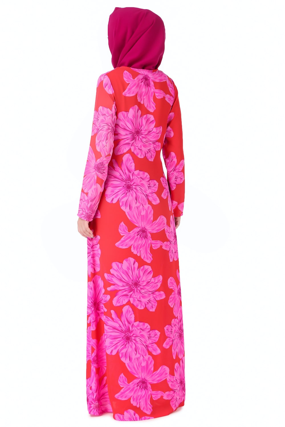 Printed Crepe Abaya AYP-233