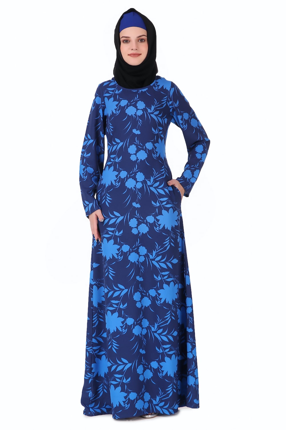Printed Crepe Abaya AYP-238