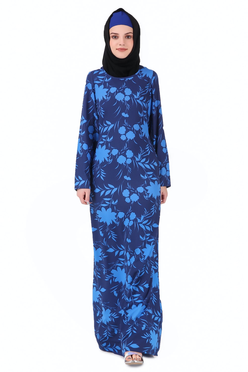 Printed Crepe Abaya AYP-238