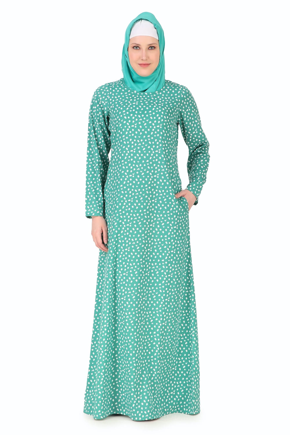 Printed Crepe Abaya AYP-244