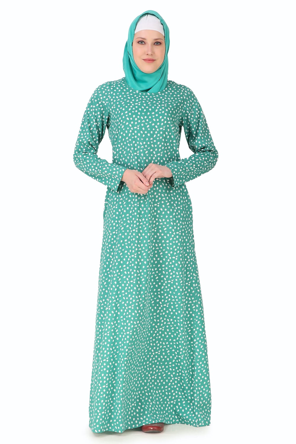 Printed Crepe Abaya AYP-244