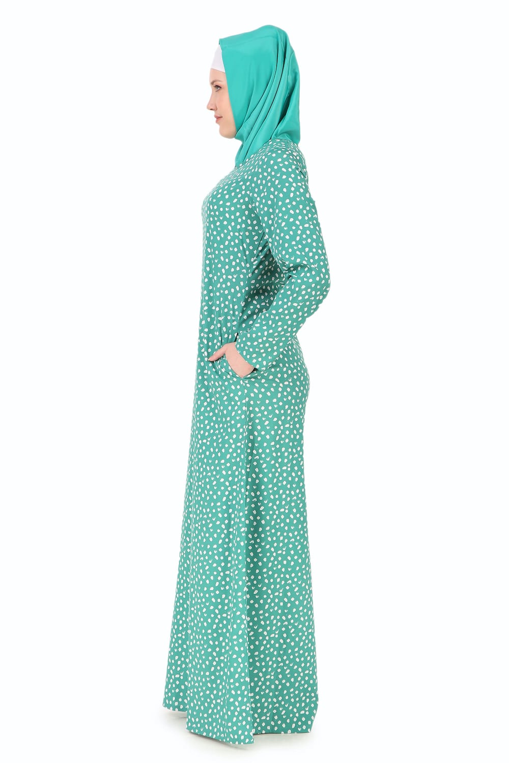 Printed Crepe Abaya AYP-244