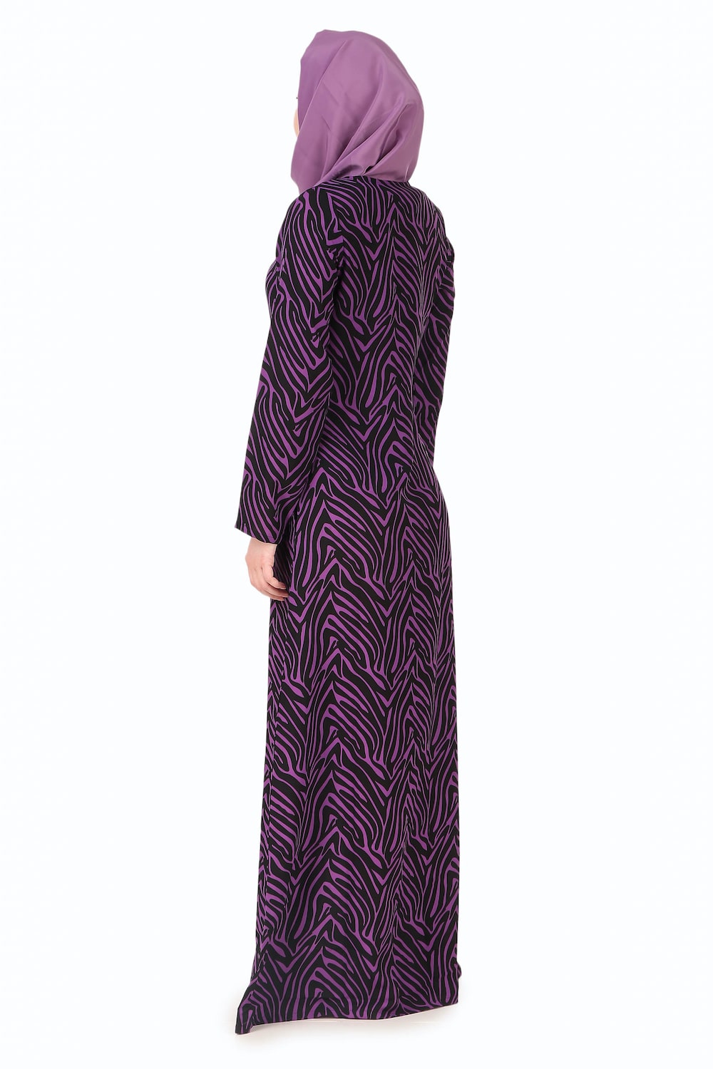 Printed Crepe Abaya AYP-251