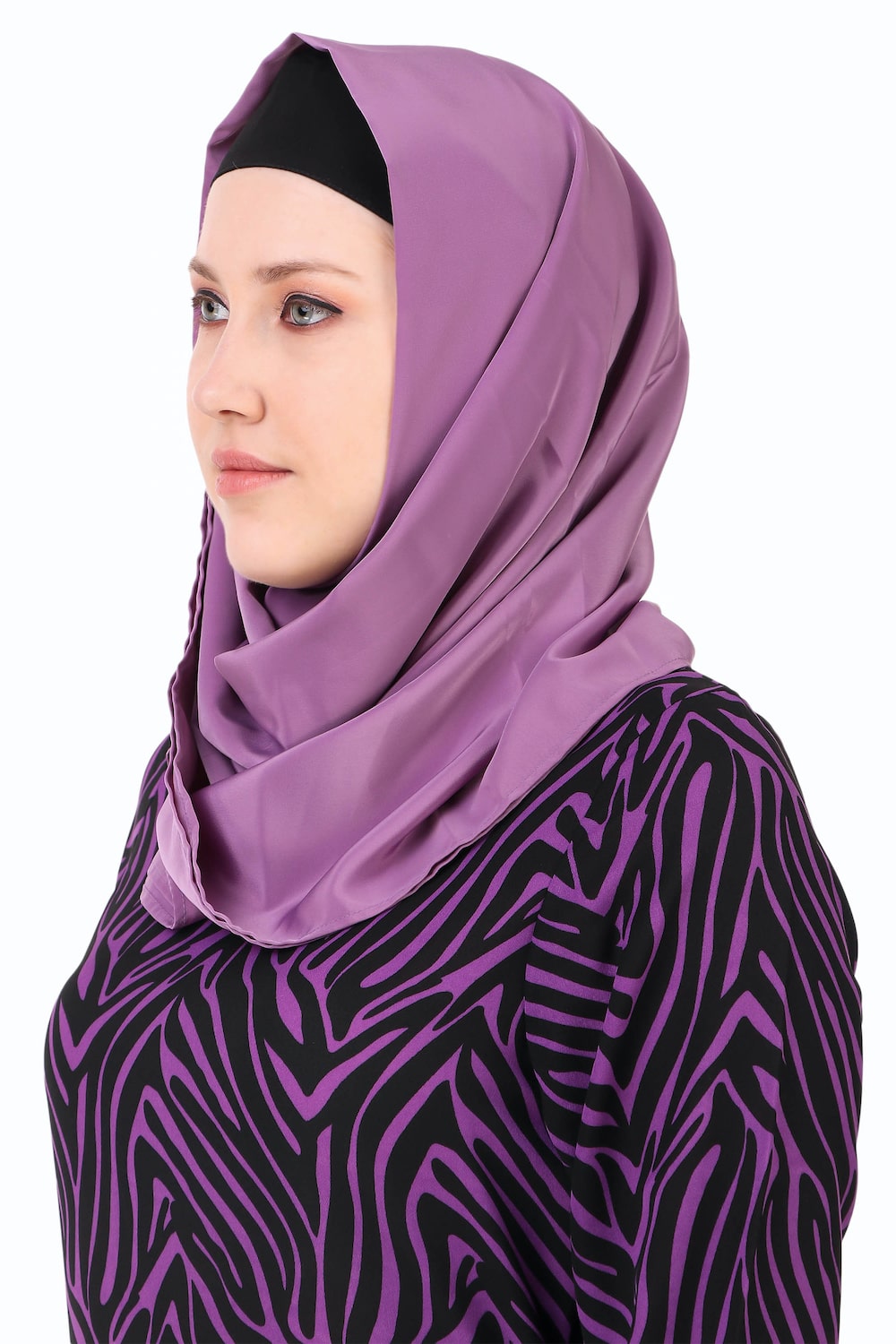 Printed Crepe Abaya AYP-251