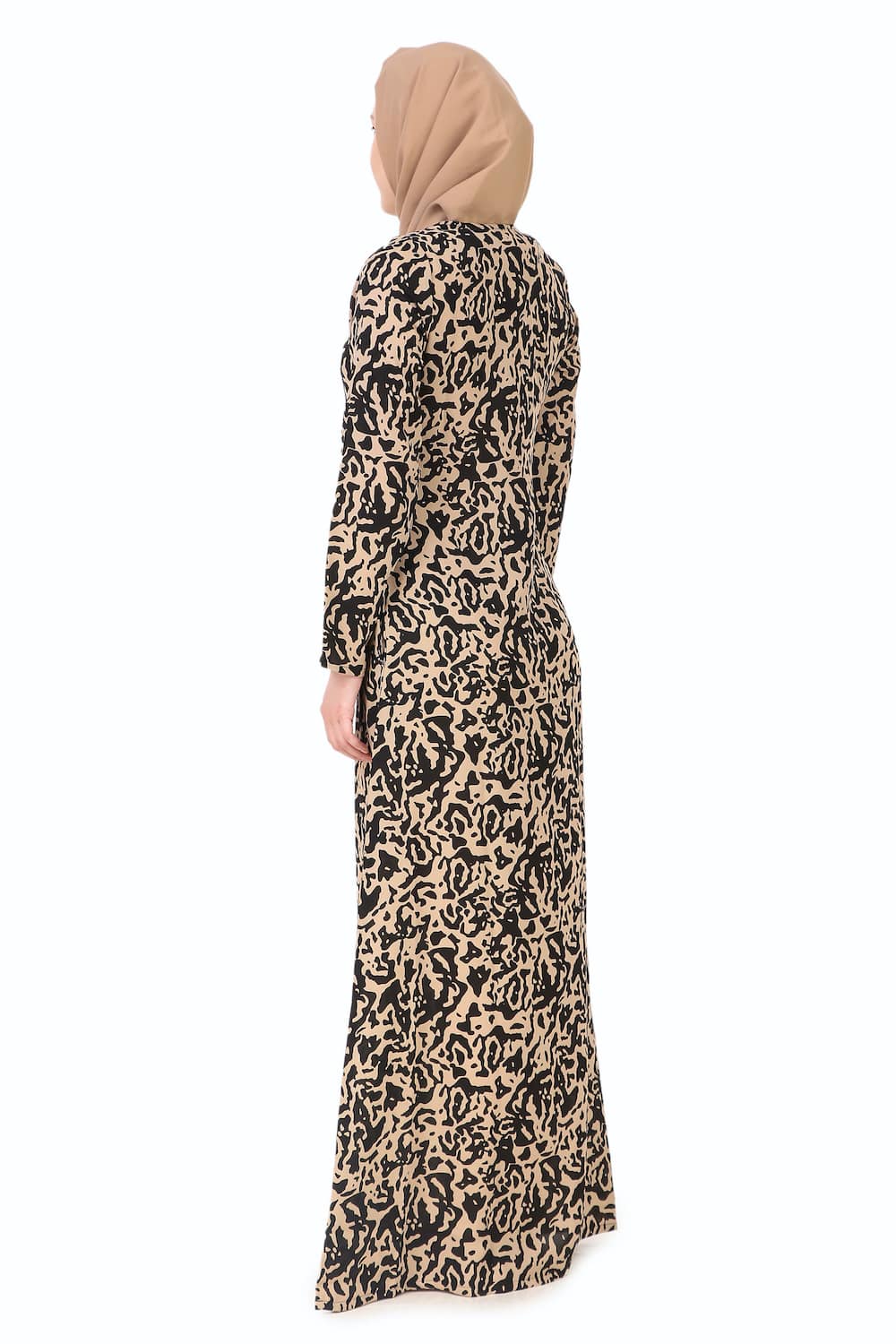 Printed Crepe Abaya AYP-255