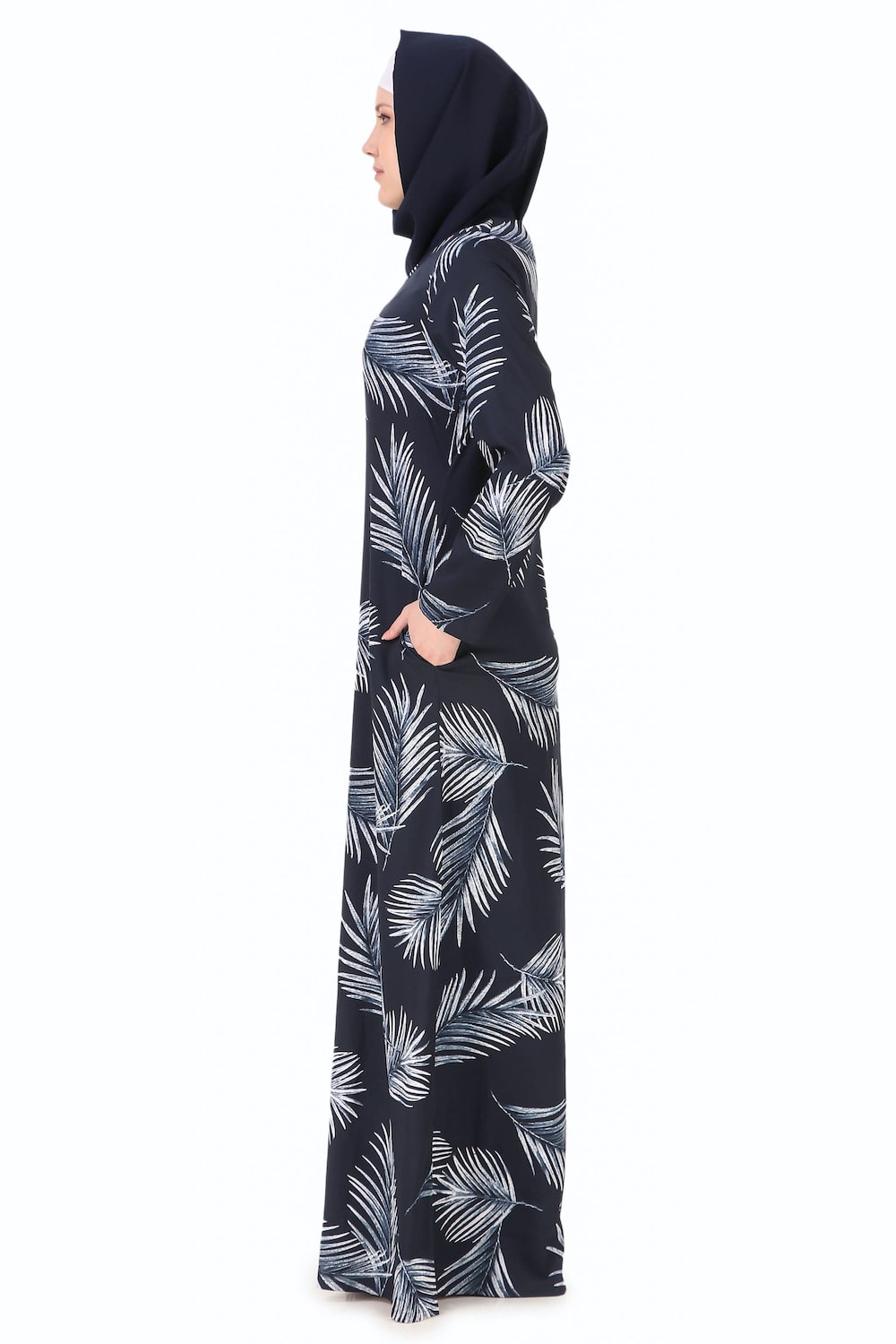 Printed Crepe Abaya AYP-259