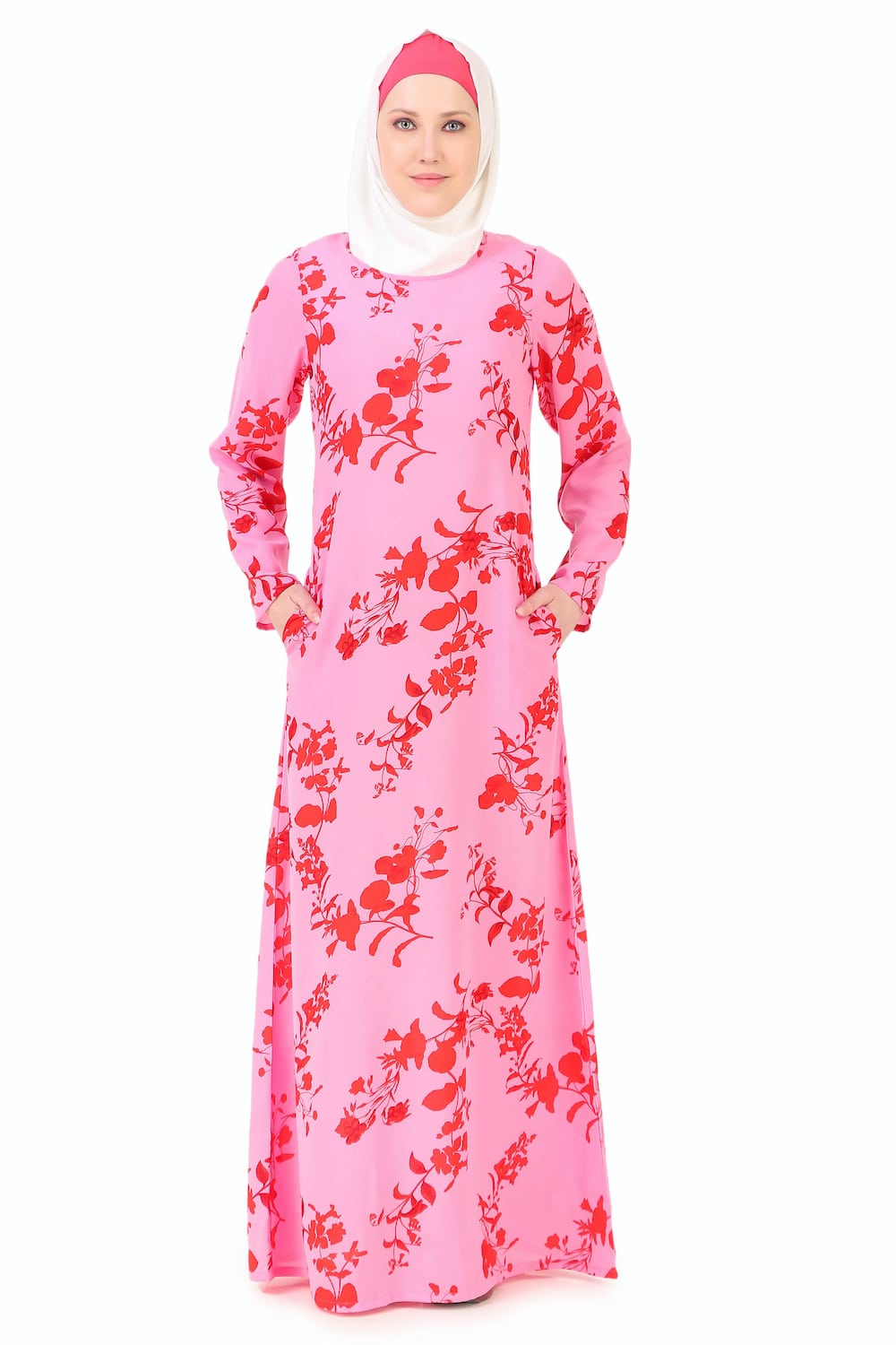 Printed Crepe Abaya AYP-263