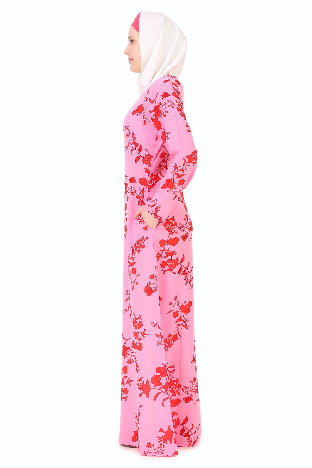 Printed Crepe Abaya AYP-263