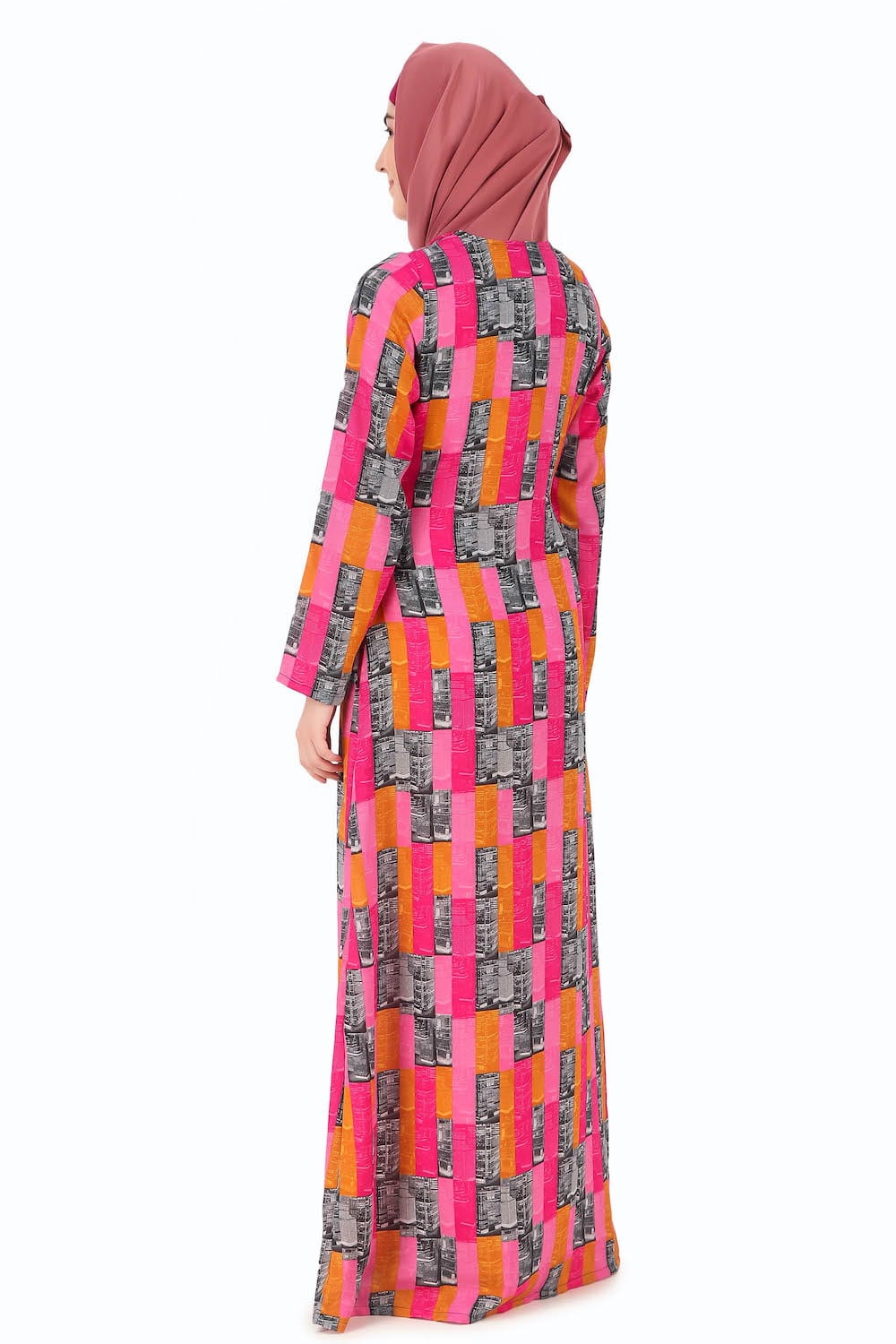Printed Crepe Abaya AYP-280
