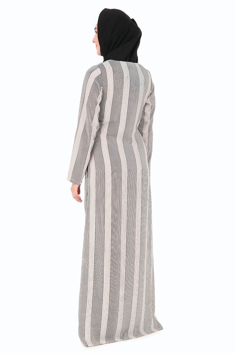 Printed Crepe Abaya AYP-281