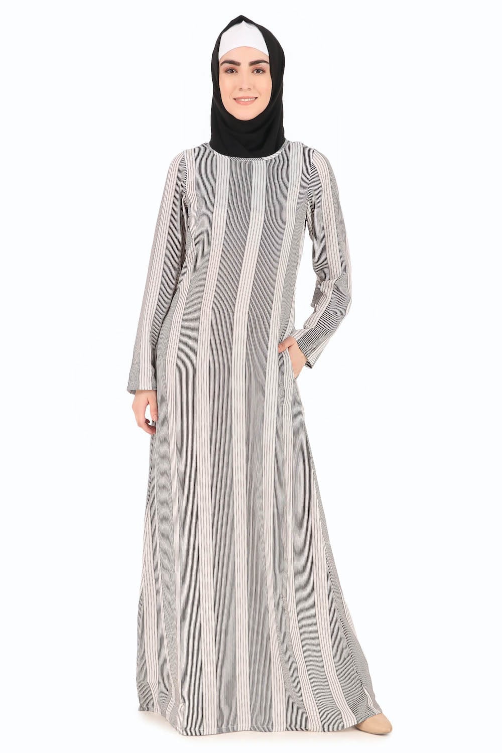 Printed Crepe Abaya AYP-281