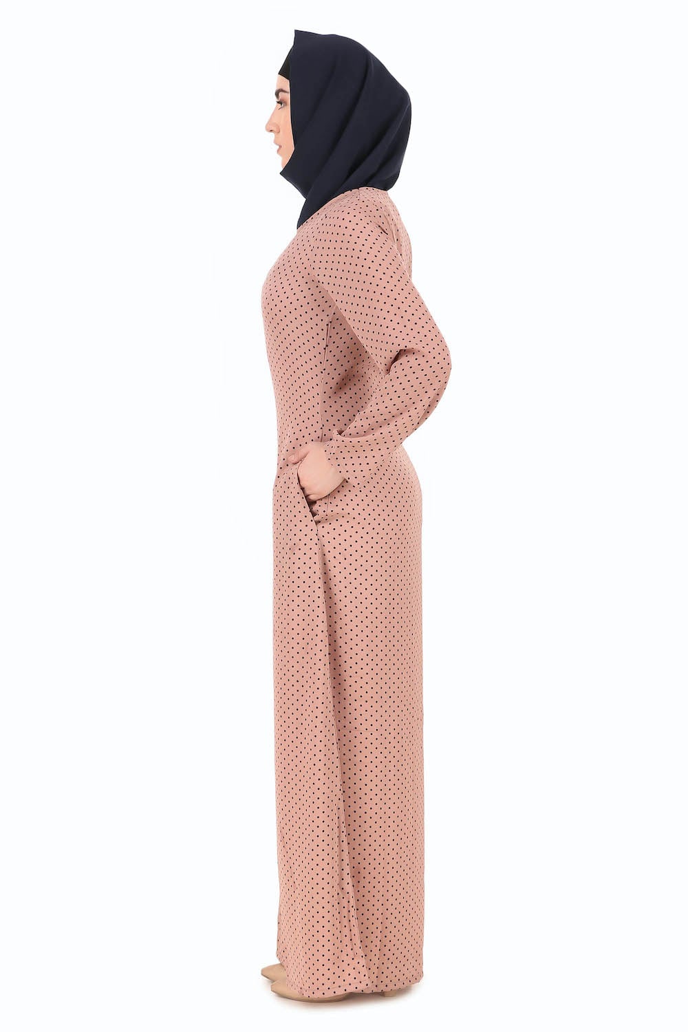 Printed Crepe Abaya AYP-294