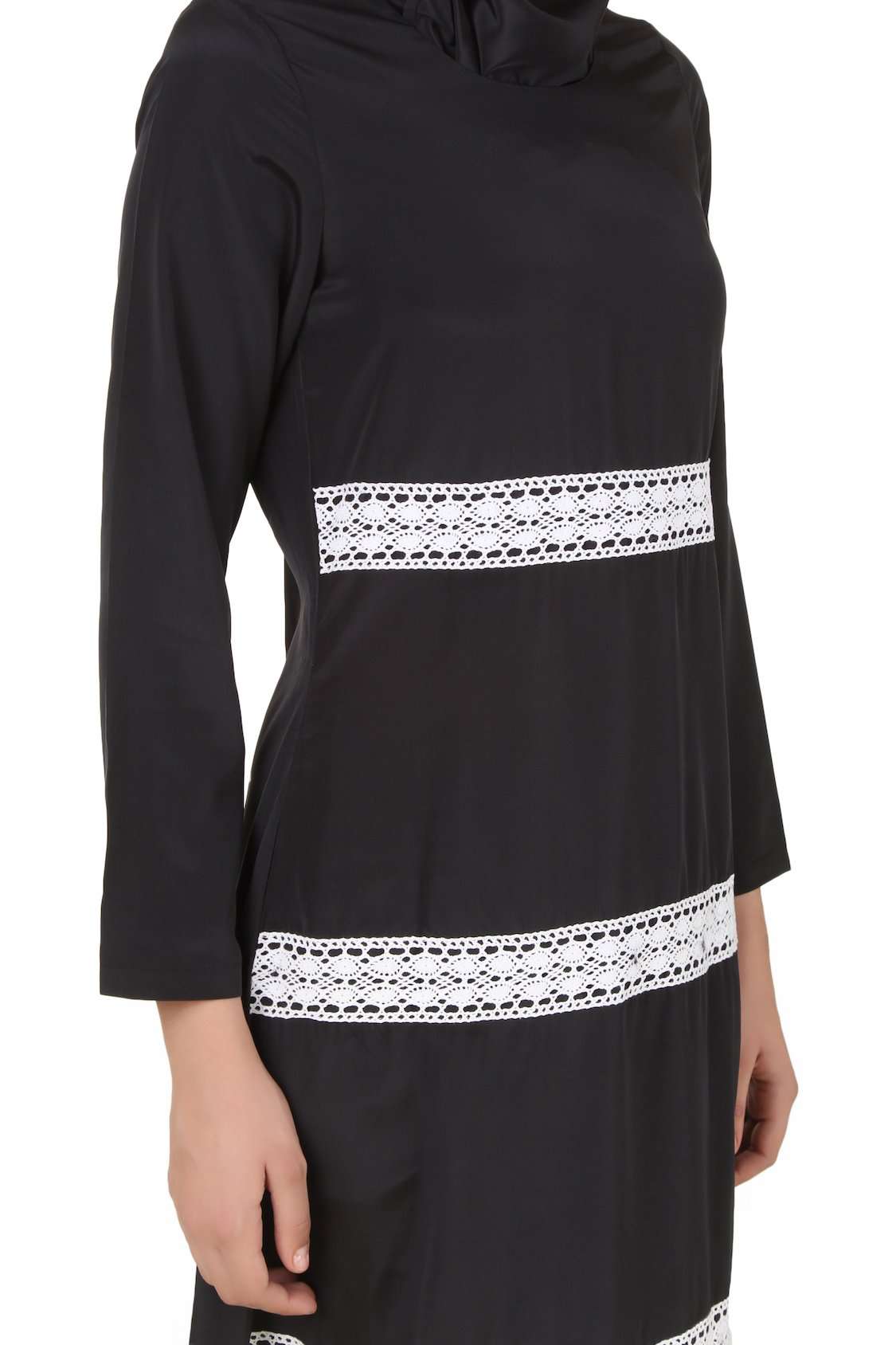 Fara Black Nida Abaya Design