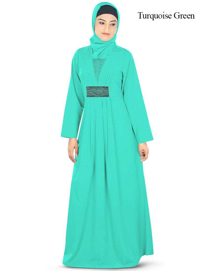 Nashitah Abaya Turquoise Green