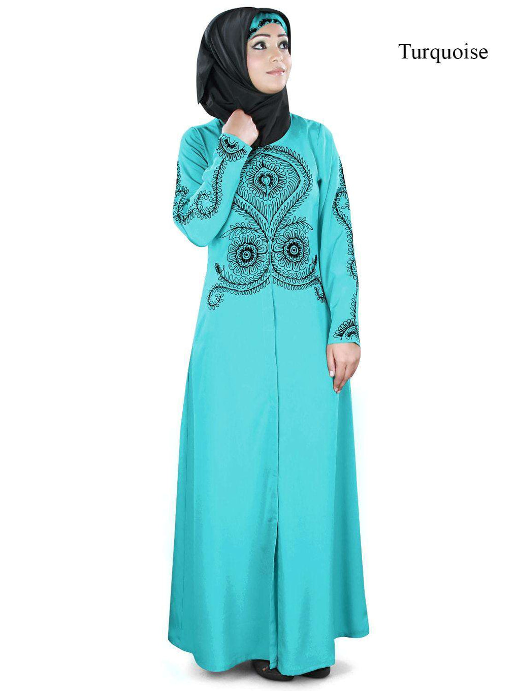 Mahnoor Abaya Turquoise