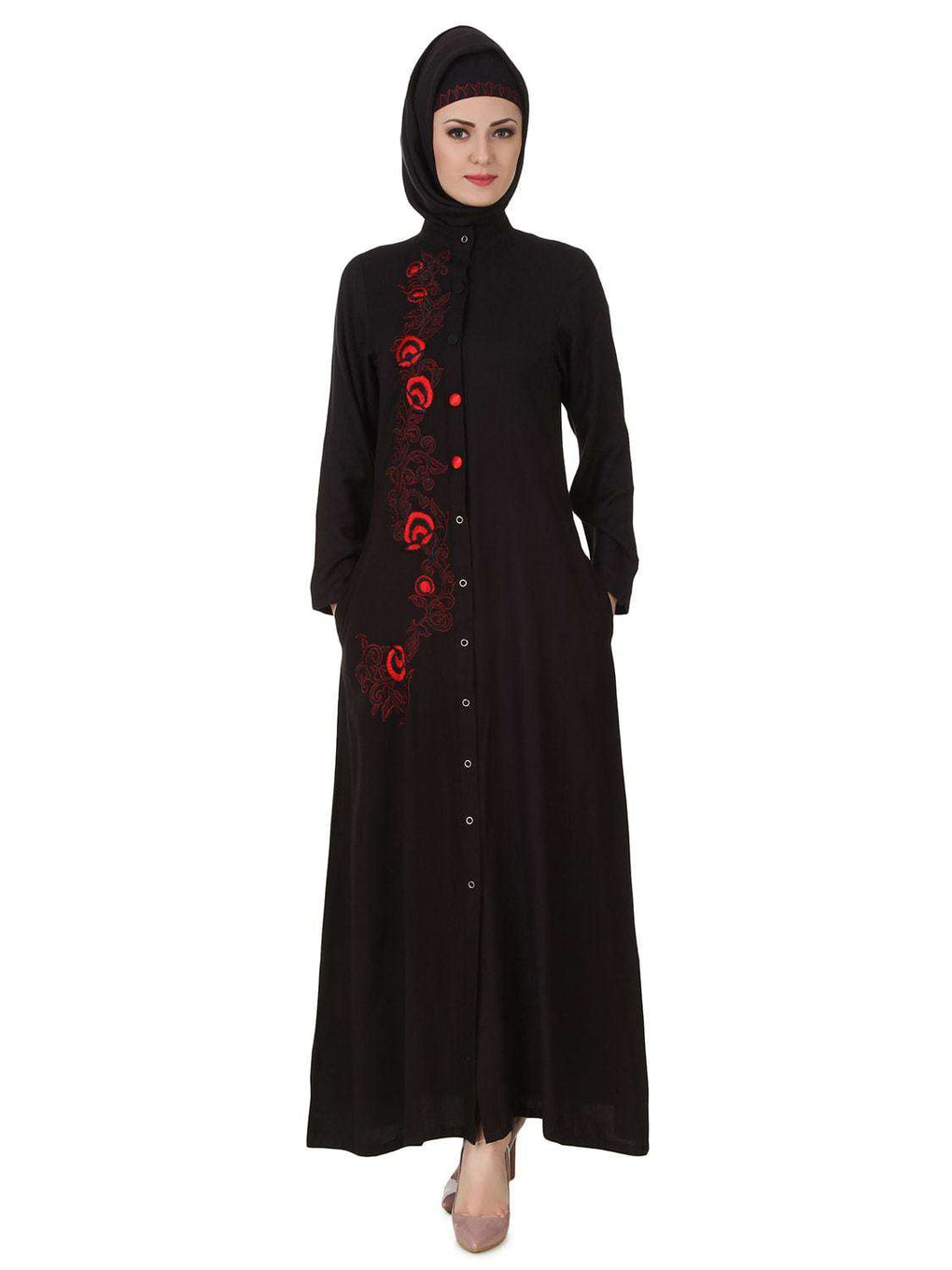 Shaistah Rayon Black Abaya