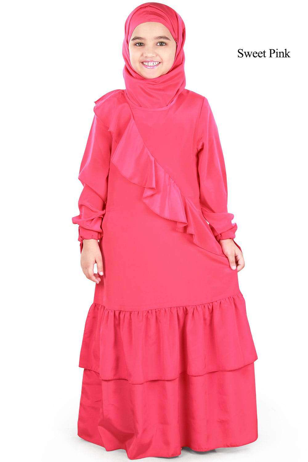 Rahilah Kid's Abaya Sweet Pink